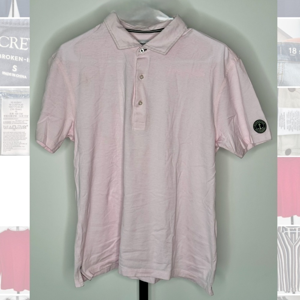 EUROPANN SAINT-TROPEZ WESTON - Cotton pink polo shirt - Picture 3 of 8